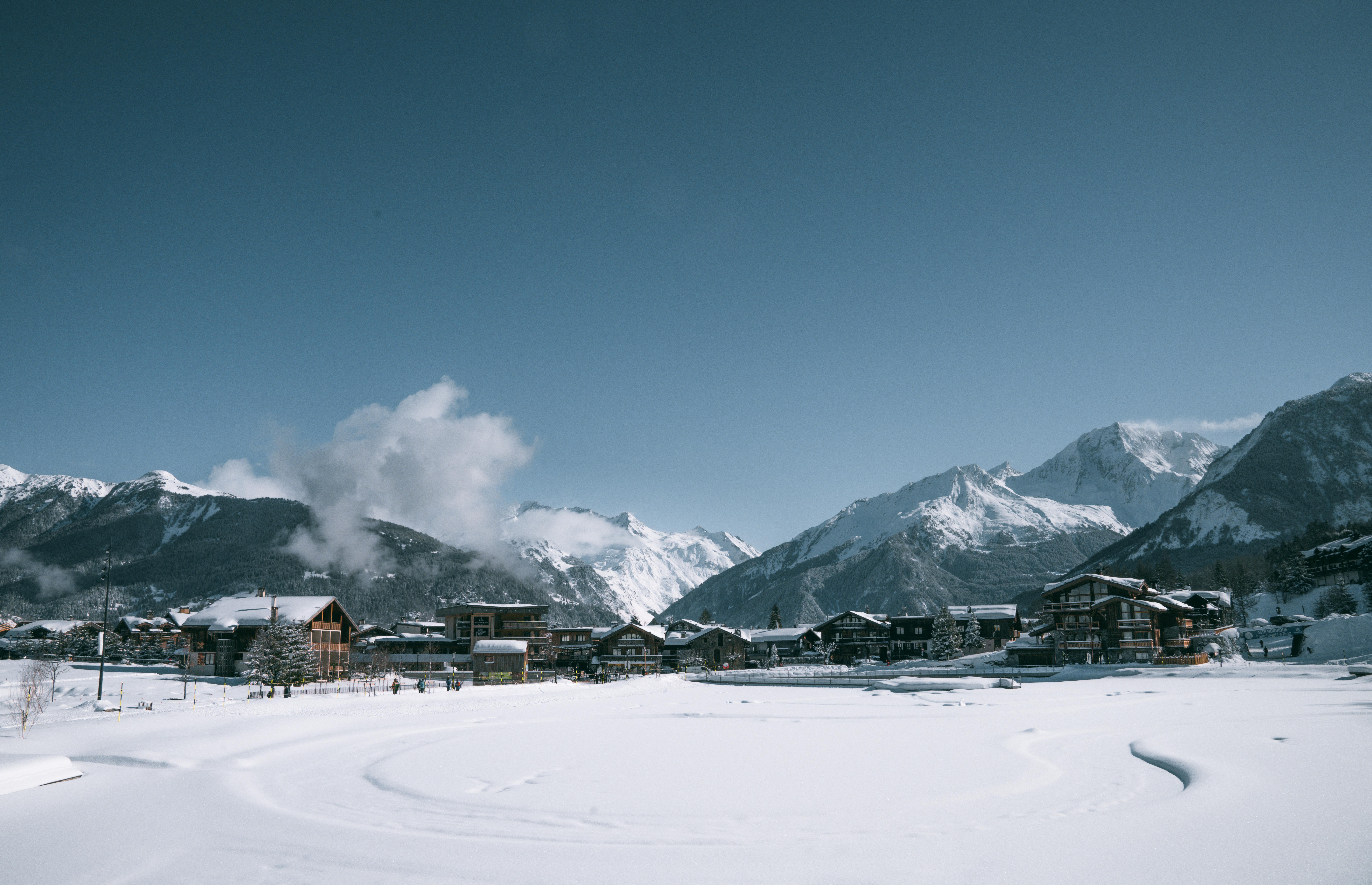 Hotel Les Peupliers Courchevel Bagian luar foto