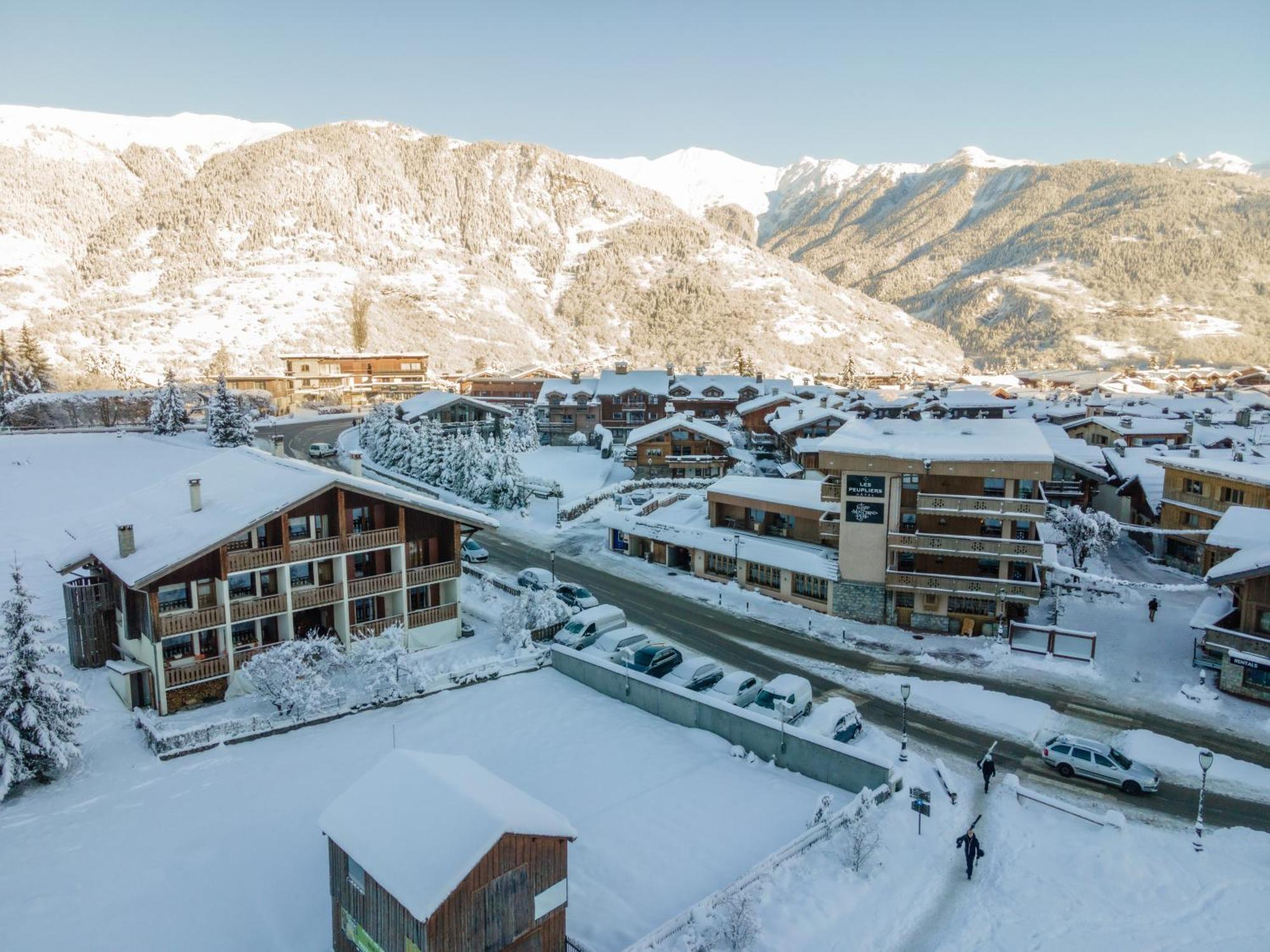 Hotel Les Peupliers Courchevel Bagian luar foto