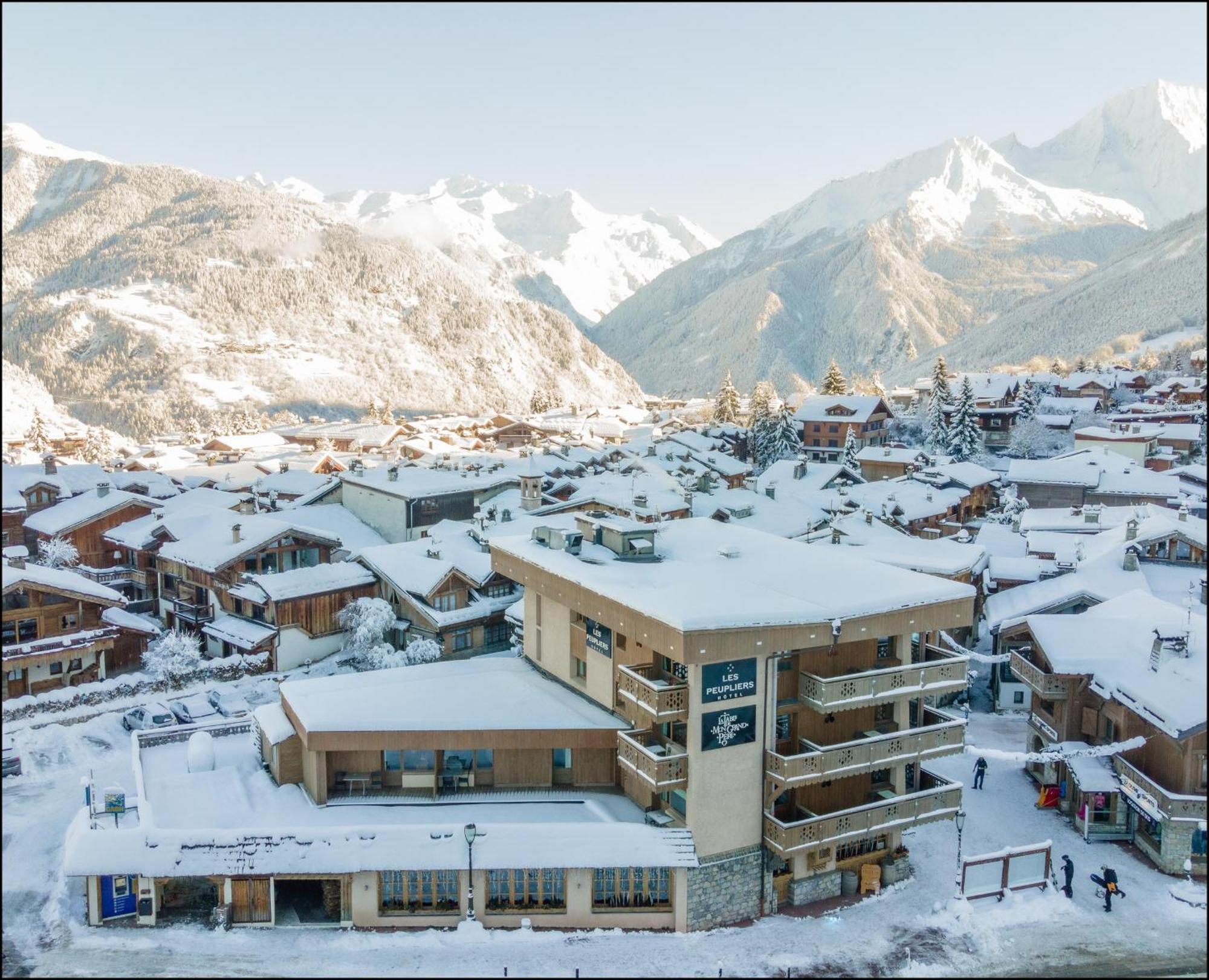Hotel Les Peupliers Courchevel Bagian luar foto